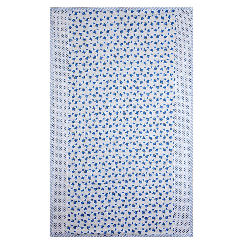 Kuber Industries Flower Printed Reversible AC Dohar, 60"x90" (Blue)-HS_38_KUBMART21314 - Image 4