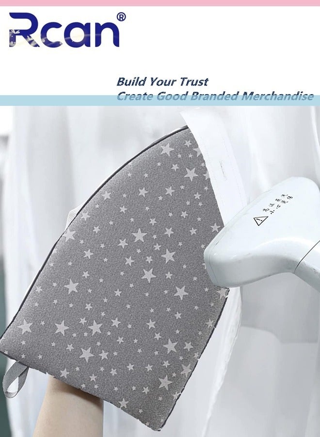 Rcan Garment Steamer Ironing Glove, Waterproof Anti Steam Mitt with Finger Loop, Heat Resistant Gloves for Clothes Steamers, Handheld Complete Care Protective Garment Steaming Mitt  - Image 1
