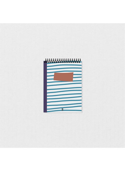 Handmade Stripe Printed Notebook