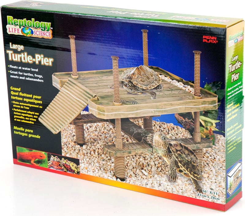 Penn Plax Penn-Plax Reptology Large Turtle Pier and Basking Platform for Aquatic Pets - Image 5