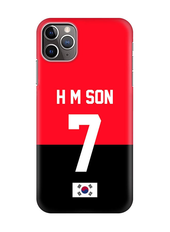 Stylizedd Slim Cover for Apple iPhone 11 Pro Max Case Snap Classic Series Mobile Cover Hard PC Shield Matte Finish Print -South Korea-Player-H M Son - Image 1