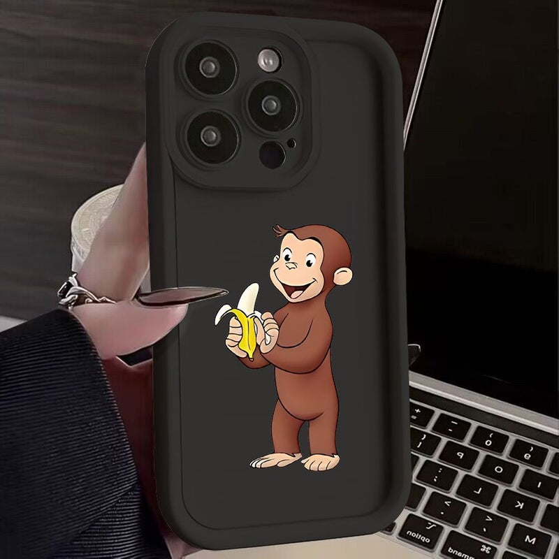 غطاء هاتف iPhone 17 كرتوني مضحك، ألوان مختلطة، من مادة TPU الناعمة، مقاوم للسقوط - Image 2
