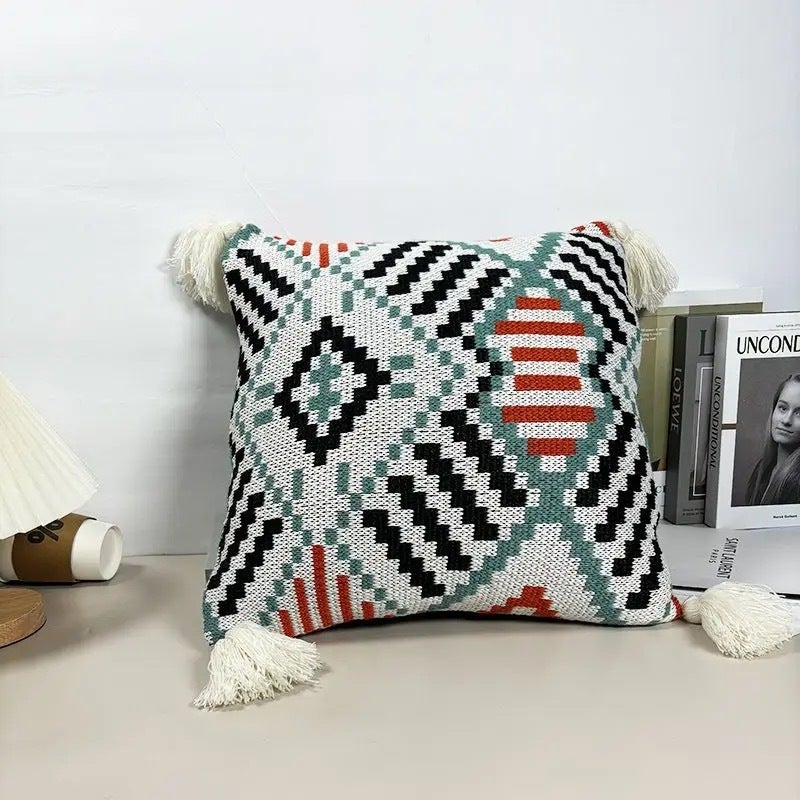 Nordic Solid Knit Pillowcase Cushion Decorative Throw UKLEI Pillow 
