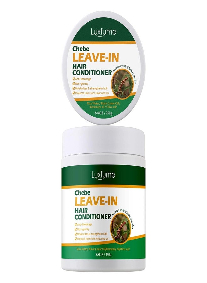 Luxfume Chebe Leave-In Conditioner for Hair Growth and Shine - Rice Water Formula Moisturizes, Minimizes Breakage, and Adds Shine for Men and Women, 8.8 Oz - Image 1