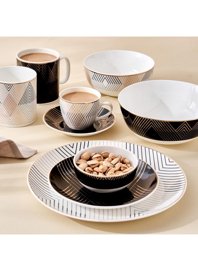 Home Centre Home Centre Blanco Bone China Printed Dinner Plate - 26cm  - Image 3
