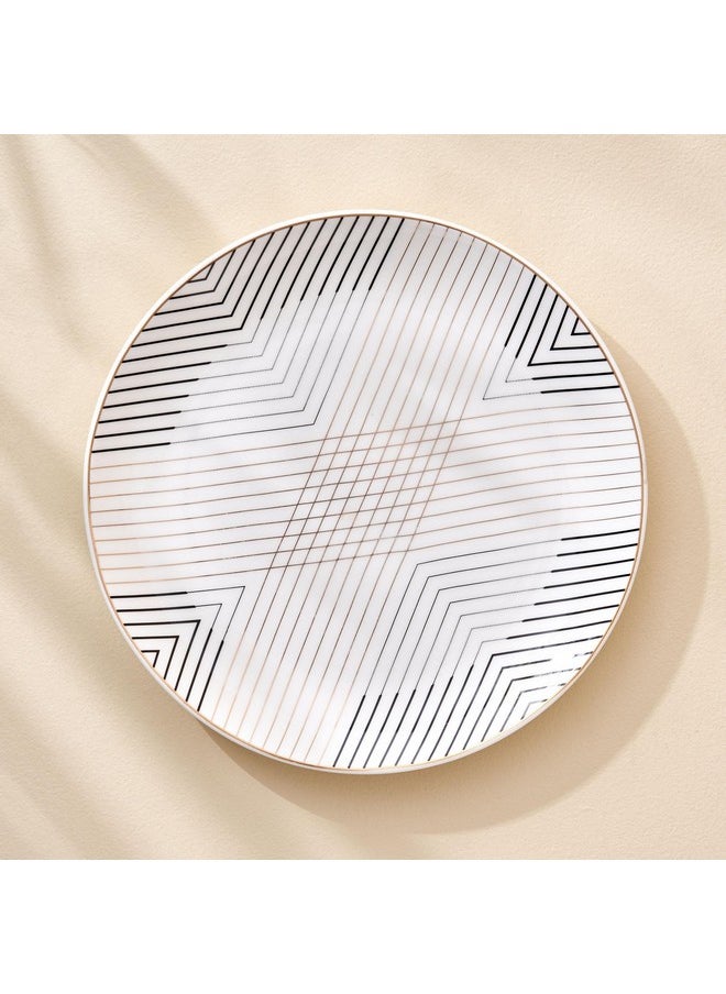 Home Centre Home Centre Blanco Bone China Printed Dinner Plate - 26cm  - Image 1