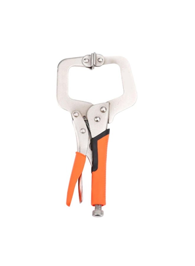 PROMASS Locking C-Clamp Pliers with Swivel Pads and Ergonomic Grip - 11 Inch - Image 2
