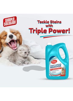 Simple Solution Simple Solution Get Free Awesome Pawsome Salmon Supreme Natural Dog Treats with Dog Extreme Stain and Odour Remover,3X Cleaning Power,Eliminates Tough Set in Stains and Odors-4L  - Image 3