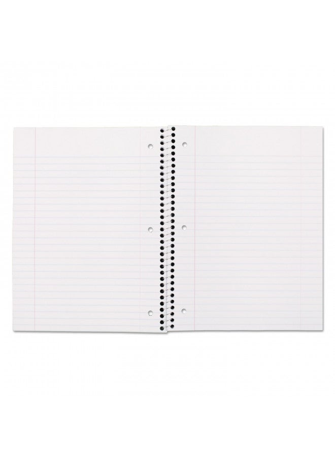 Mead Spiral Notebook, 1 Subject, Wide Ruled Paper, 70 Sheets, 10-1/2" x 7-1/2", Assorted Color (05510) - Image 2