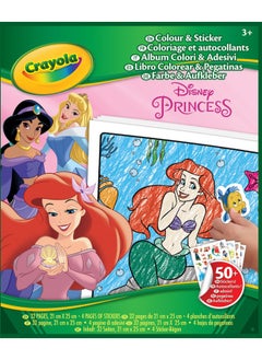 Crayola COLOR & STICKER PAD, DISNEY PRINCESS  - Image 1