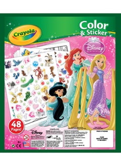 Crayola COLOR & STICKER PAD, DISNEY PRINCESS  - Image 2