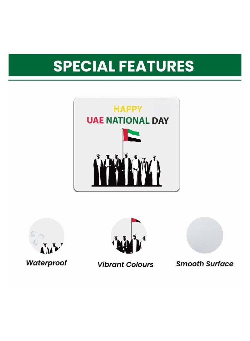 PRINTSHOP4ME Mousepad with Printed Theme Design for Celebrating UAE  National Day or Flag Day - Image 3