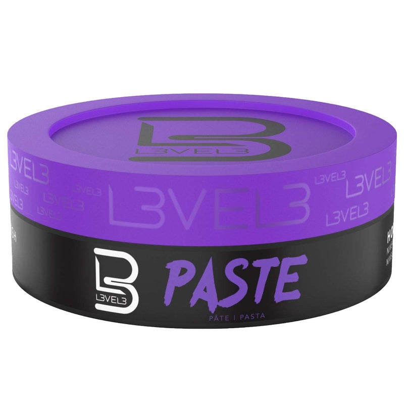 L3 - Level 3 Paste - Long-Lasting Hold - Improves Strength and Volume of Hair - Protects Against Hair Damage - Level Three Men Styling Product (150 ML, Paste) - Image 1