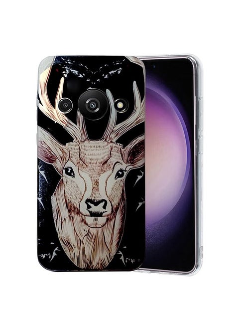 Case Cover For Samsung Galaxy A3 4G Colored Drawing Pattern TPU Phone Case Deer