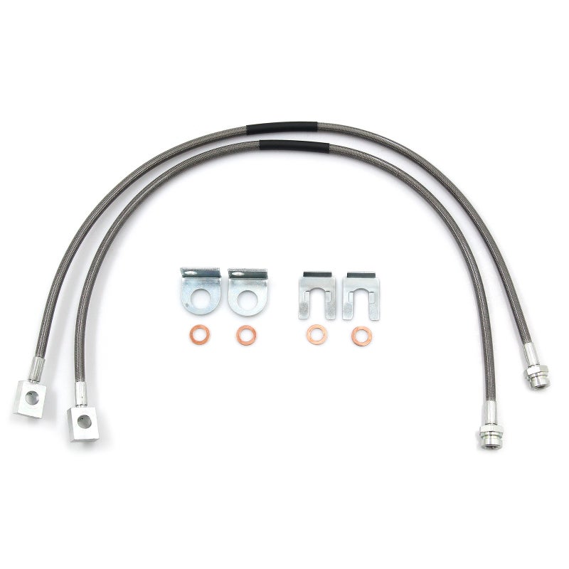 Stainless Brake Lines Replacement  for Jeep TJ/YJ/XJ | 1987-2006 4-6'' - 89702 - Image 1