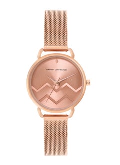 French Connection Women Analogue Bracelet Style Straps Watch FCN00088H - 33mm - Rose Gold  - Image 1
