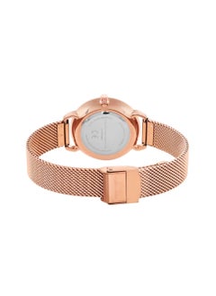 French Connection Women Analogue Bracelet Style Straps Watch FCN00088H - 33mm - Rose Gold  - Image 2