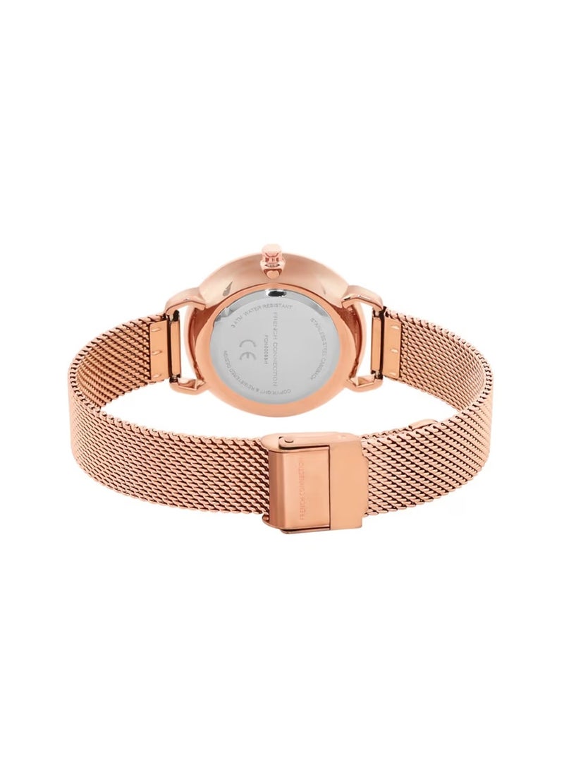 French Connection ساعة نسائية أنالوج بسوار على شكل سوار FCN00088H - Image 2