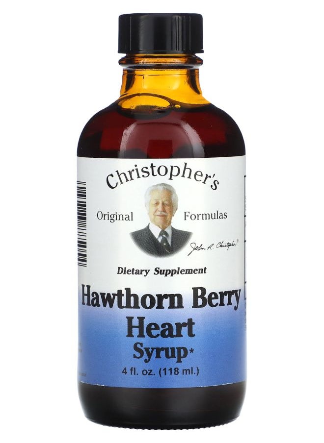 Christopher's Original Formulas - Hawthorn Berry Heart Syrup 4 fl oz (118 ml) - Image 1