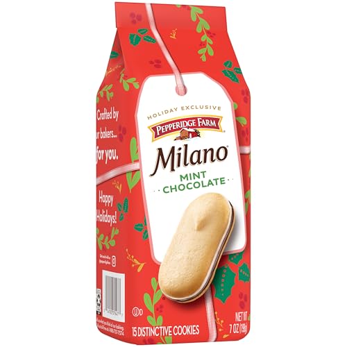 Pepperidge Farm Milano Mint Chocolate Cookies, 7 OZ Bag (15 Cookies) - Image 5