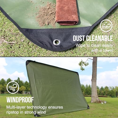 LYN Almighty Equip:LYN All-Weather Heavy Duty Solar Emergency Survival Blanket-1.16lbs,Reflective Space Thermal Infrared-Blocked Insulated from Mylar/Foil for Rescue,Backup,Camping,Hiking,Trap,Snow&Pet - Image 5