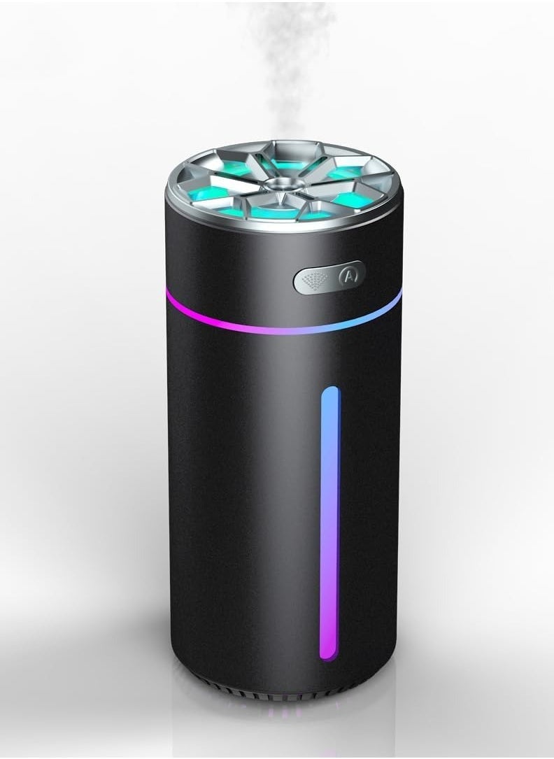 ELTRAZONE XO HF09 300ML RGB Light Car Air Purifier & Freshener – Efficient Air Cleaner for Car, Home, Office, and Bedroom, Compact Design, USB Powered, Quiet Operation, Multi-Function Purification, Aromatherapy with LED RGB Lights, HEPA Filter for Clean Air - Image 2