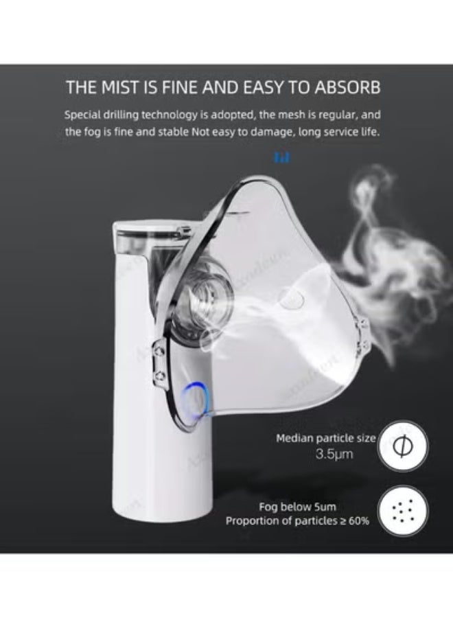 جهاز بخار محمول صغير مع حقيبة تخزين – جهاز تبخير محمول بثلاثة أوضاع للرحلات ومرطب هواء بخار بارد للكبار والأطفال - Image 4