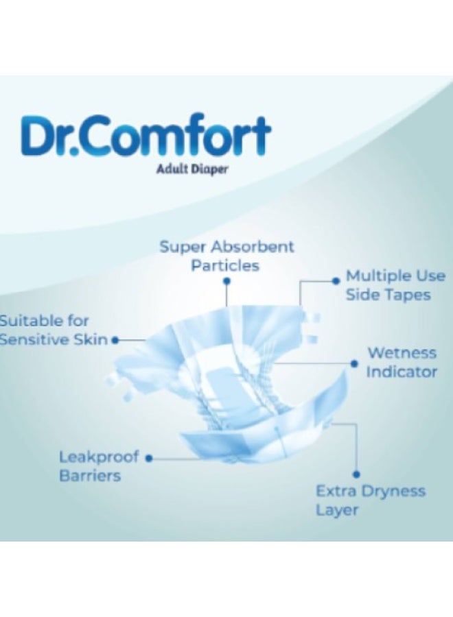 دكتور_كومفورت حفاضات كبار السن باكت 30 حبة - Image 4