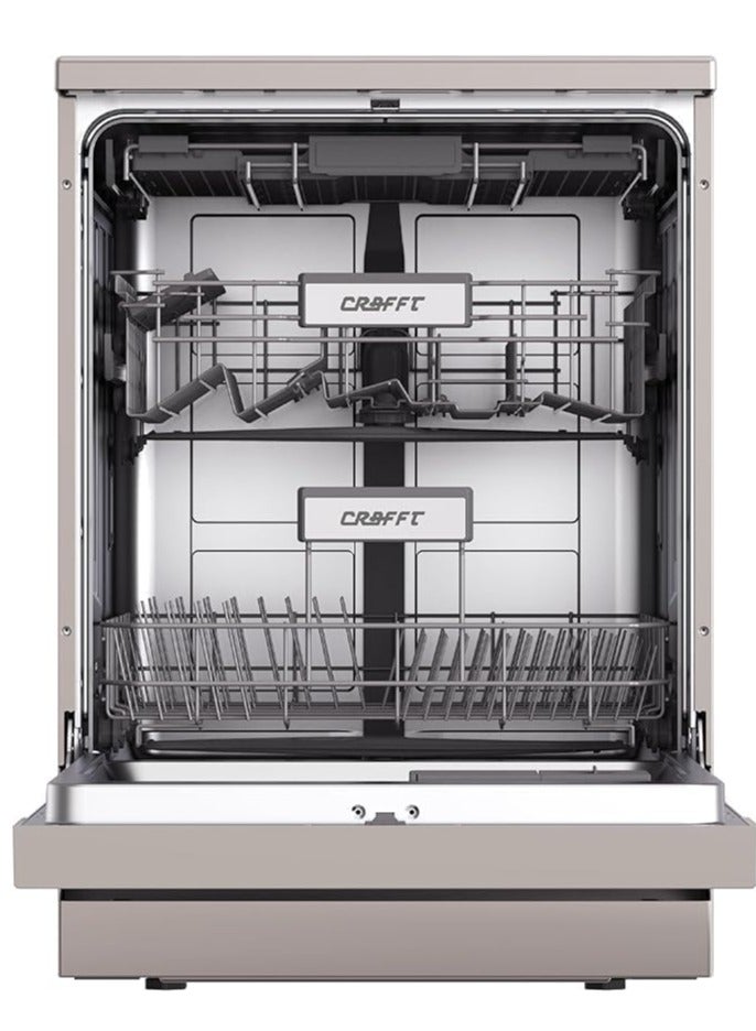 CRAFFT Dishwasher 15 Place - 6 Programs - Silver - CDW6P15PSTSG  - Image 3
