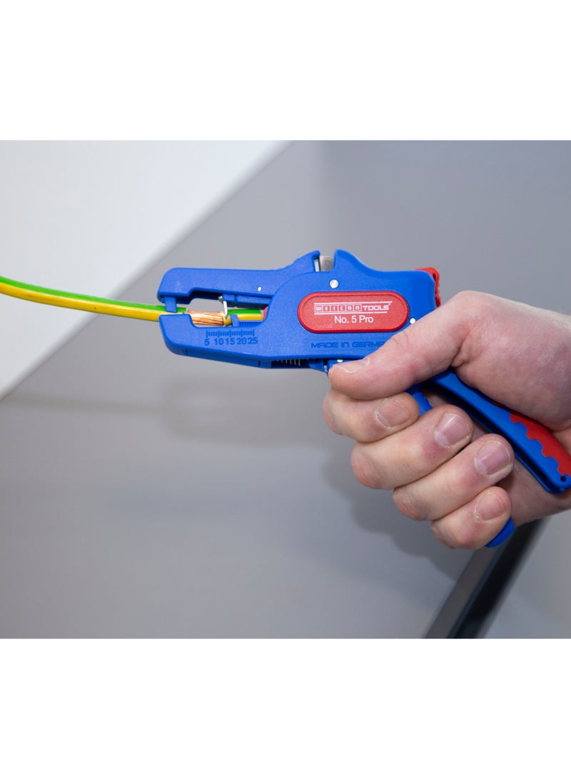 Weicon Tools Wire Stripper No. 5 Pro, Automatic Wire Stripper For All Common Flexible And Solid Conductors From 0.2-16 Mm², Self-Adjusting To Conductor Cross-Section - Image 5