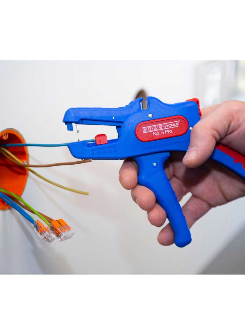 Weicon Tools Wire Stripper No. 5 Pro, Automatic Wire Stripper For All Common Flexible And Solid Conductors From 0.2-16 Mm², Self-Adjusting To Conductor Cross-Section - Image 4