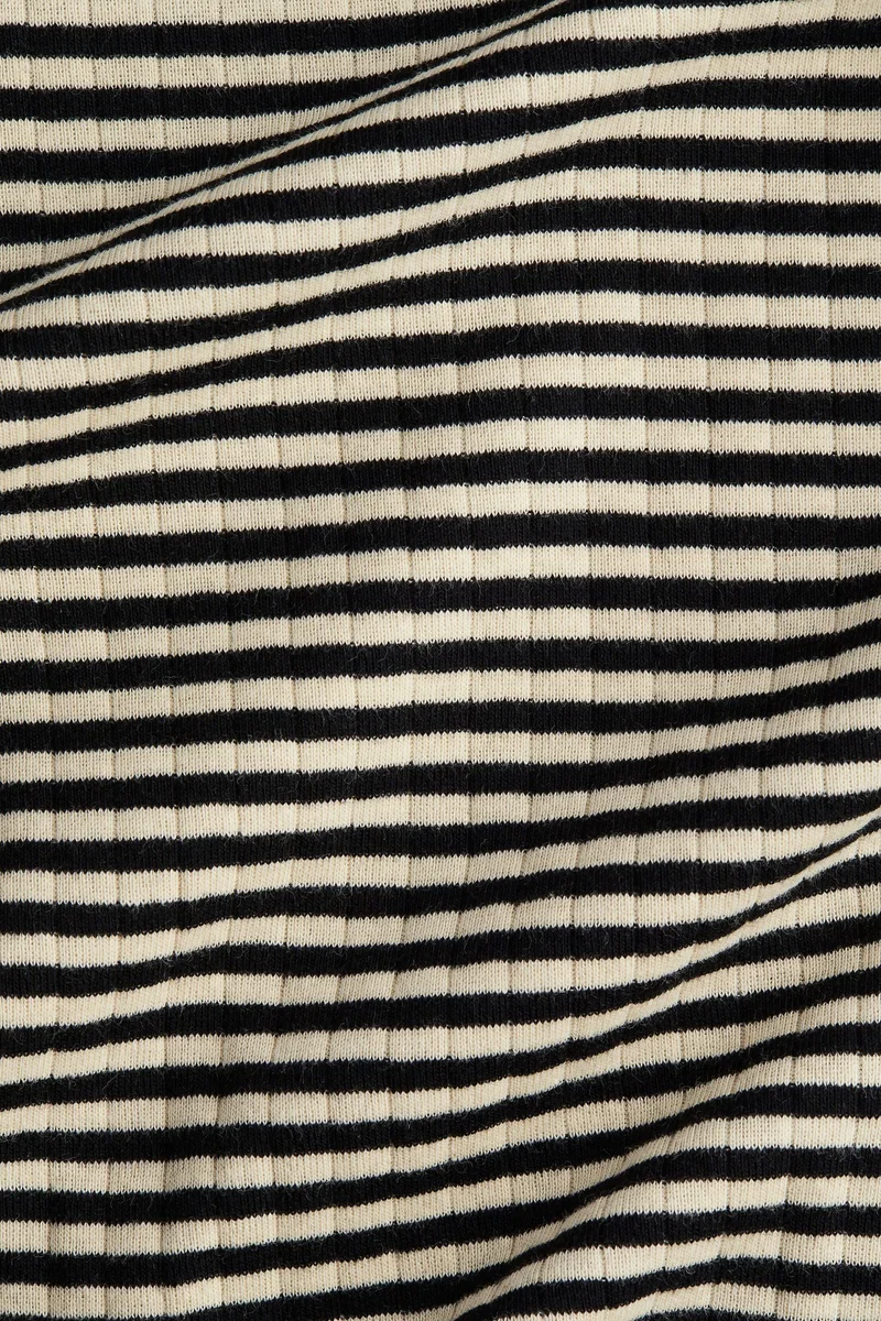 H&M Ribbed scoop-back dress