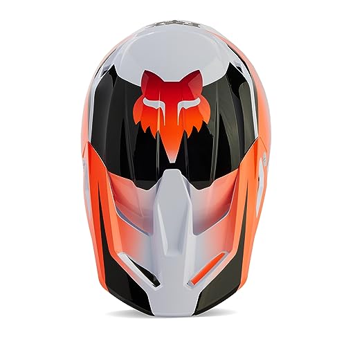 Fox Racing V1 MOTOCROSS HELMET, STREAK WHITE, Medium - Image 4