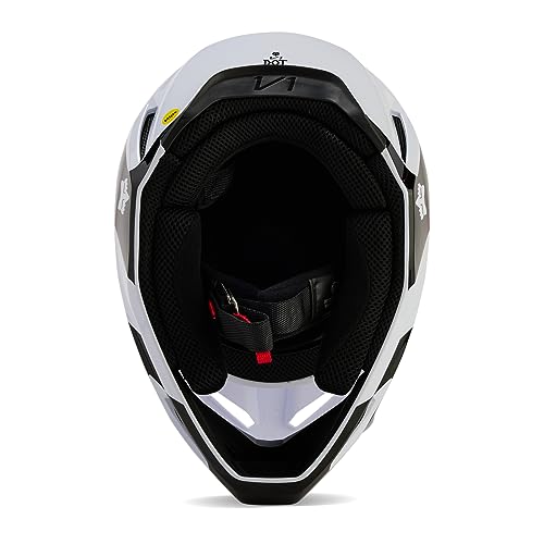 Fox Racing V1 MOTOCROSS HELMET, STREAK WHITE, Medium - Image 5