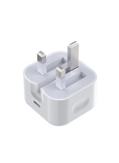 20W UK standard type-c charger for iPhone adapter Folding triangle PD fast charging