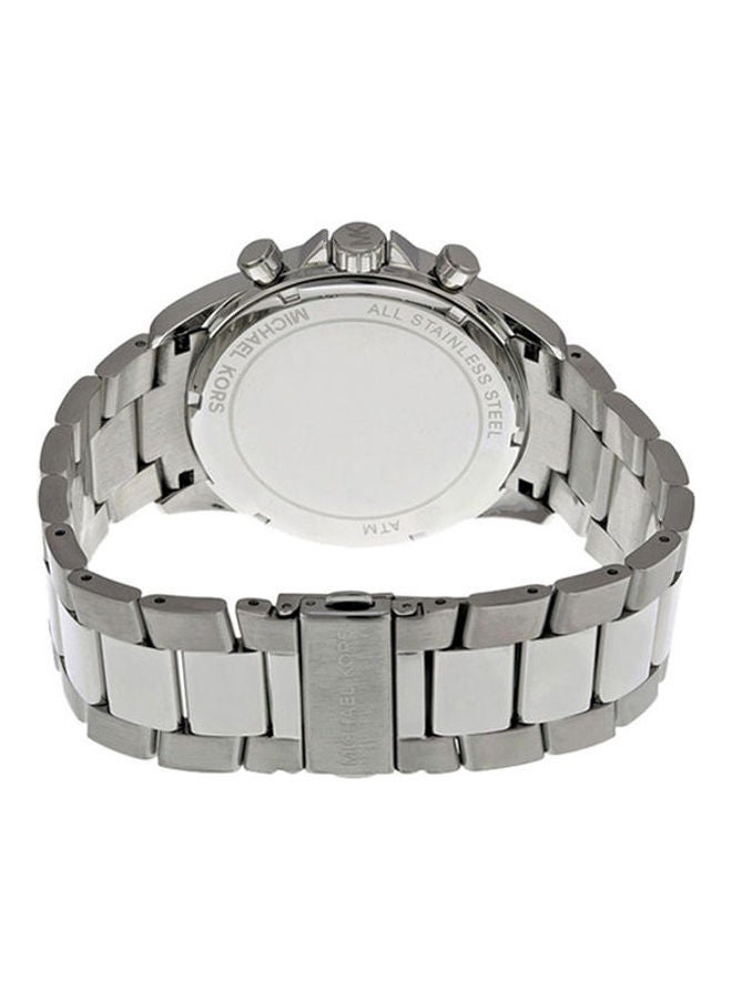 Michael Kors Men Gage Chronograph Watch MK8413 with Women's Mini Sunrise Stainless Steel Chronograph Watch W0623L3 - Image 2