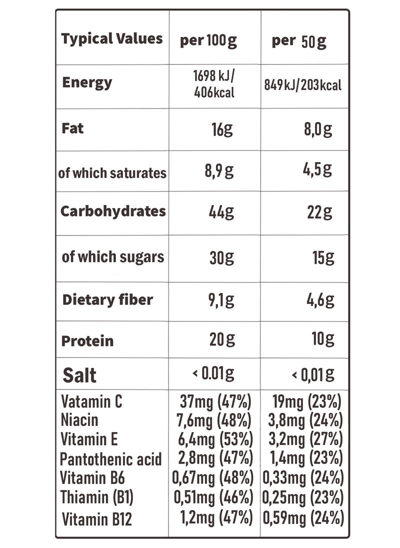Protein bar 20% - Vanilla - (4 pieces)