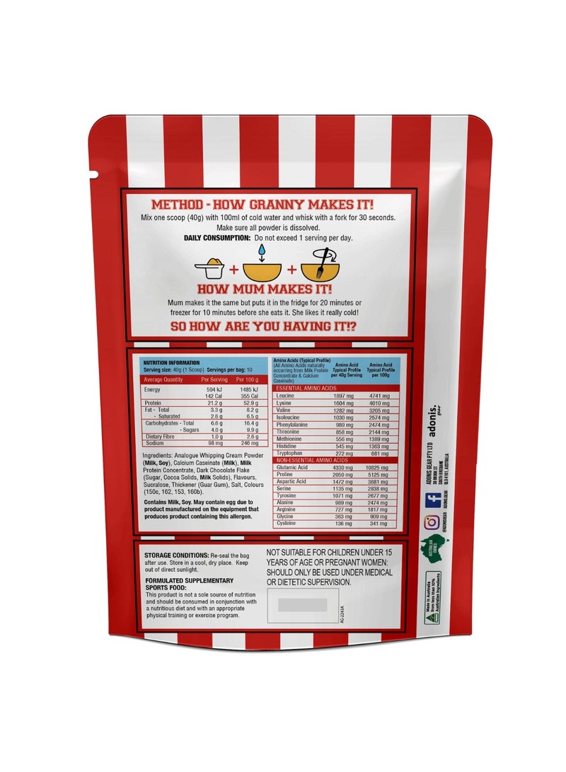 Adonis Protein Cookie Dough 400G - SALTED CARAMEL - Image 2