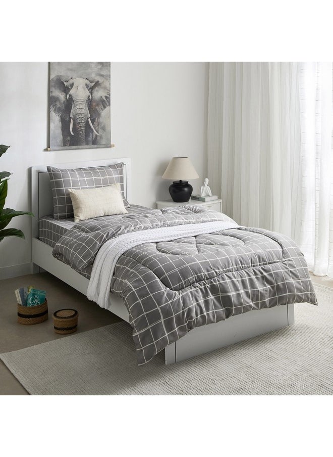 Home Box Matrix Acron Microfiber Single Comforter 220 x 135 cm  - Image 1