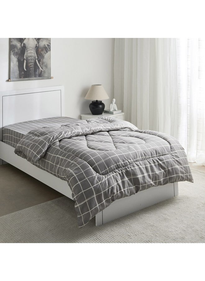 Home Box Matrix Acron Microfiber Single Comforter 220 x 135 cm  - Image 2