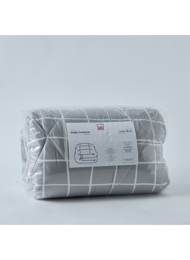 Home Box Matrix Acron Microfiber Single Comforter 220 x 135 cm  - Image 5