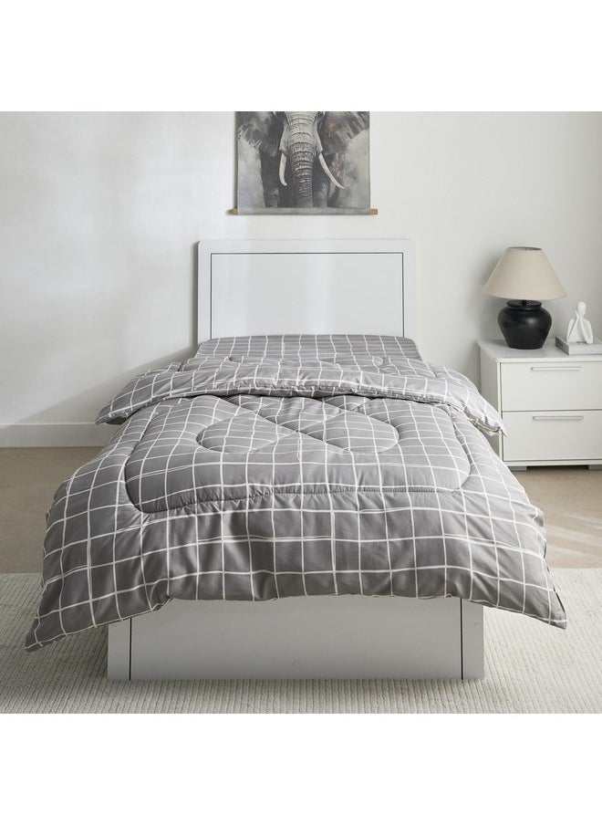 Home Box Matrix Acron Microfiber Single Comforter 220 x 135 cm  - Image 3