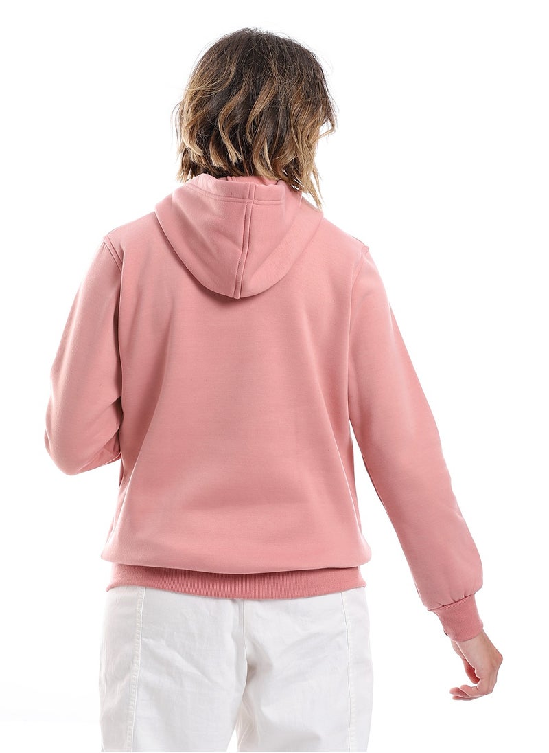 Caesar - Womenprinted Closed Hoodie With Front Pocket - Image 1