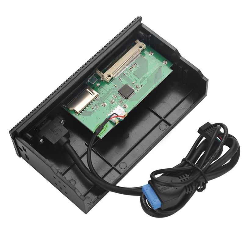 Tihebeyan PC Front Panel Multi-Function USB 3.0 Hub Card Reader Supports M.2, MS, XD, CF, TF for Computer - High Speed Internal Card Reader - Image 1