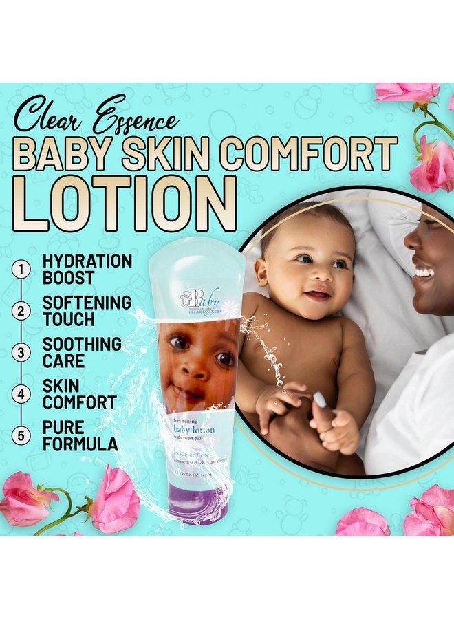 Clear Essence Baby Lotion With Sweet Pea - 8Oz | Baby Skin Care Lotion for Kids - Nourishing Baby Daily Moisturizer for Smooth Skin - Suitable for All Types of Skin - Dermatologist Tested - Image 3