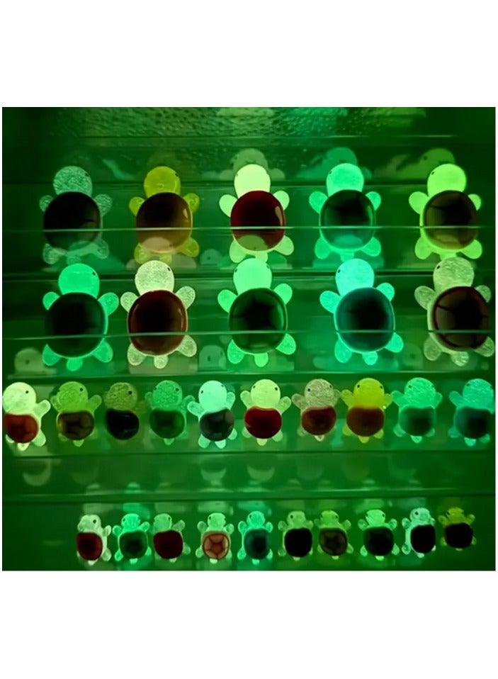 استاند 2قطعة من تماثيل السلاحف الملونة - حجم متوسط، مجموعة ديكور للسلحفاة البحرية من الراتنج للمستلزمات الحفلات والهدايا الصغيرة، مثالية لعيد الهالوين وعيد الميلاد وعيد الحب والمزيد، ديكور السلحفاة الزخرفي | تصميم لطيف | ألوان نابضة بالحياة "أحمر/ أخضر" - Image 4