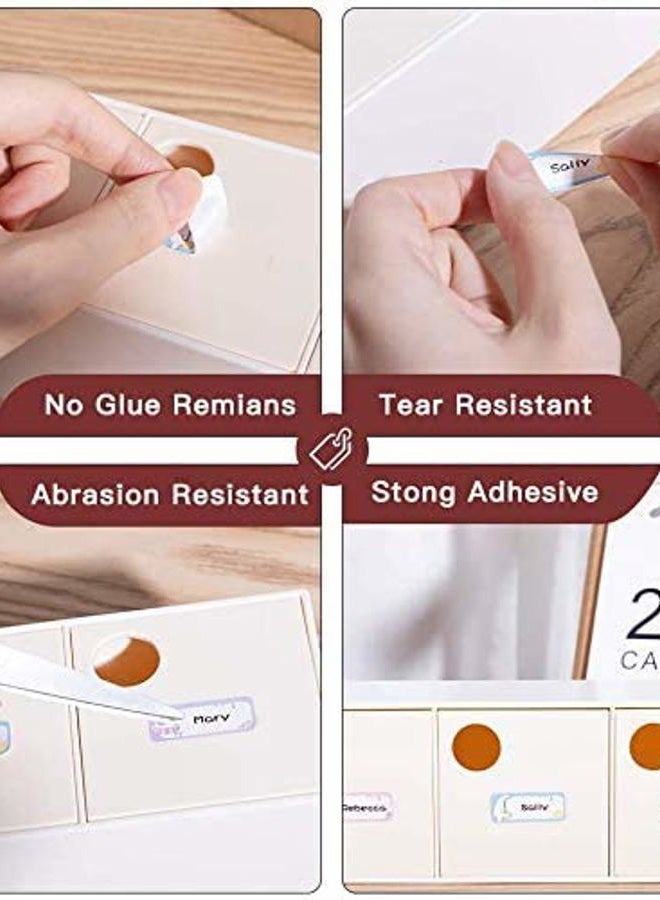 Memoqueen Phomemo D30 Thermal Label, self-Adhesive Label, 1/2"* 7/8"(14mm*25mm), Compatible with PhomemoD30 Label Printer, Suitable for Home, Office, School, 250 Labels/roll, 3 Roll，Transparent - Image 5