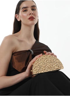 Haute Sauce Solid Push Lock Regular Acrylic Clutch Bag For Women  - Image 2
