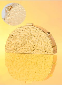 Haute Sauce Solid Push Lock Regular Acrylic Clutch Bag For Women  - Image 3
