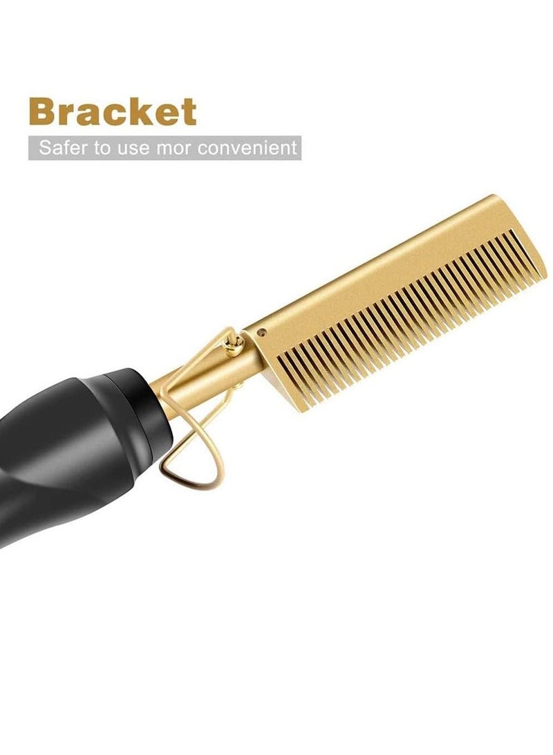 XiuWoo Heating Comb Hot Hair Straightener Multicolour - Image 3